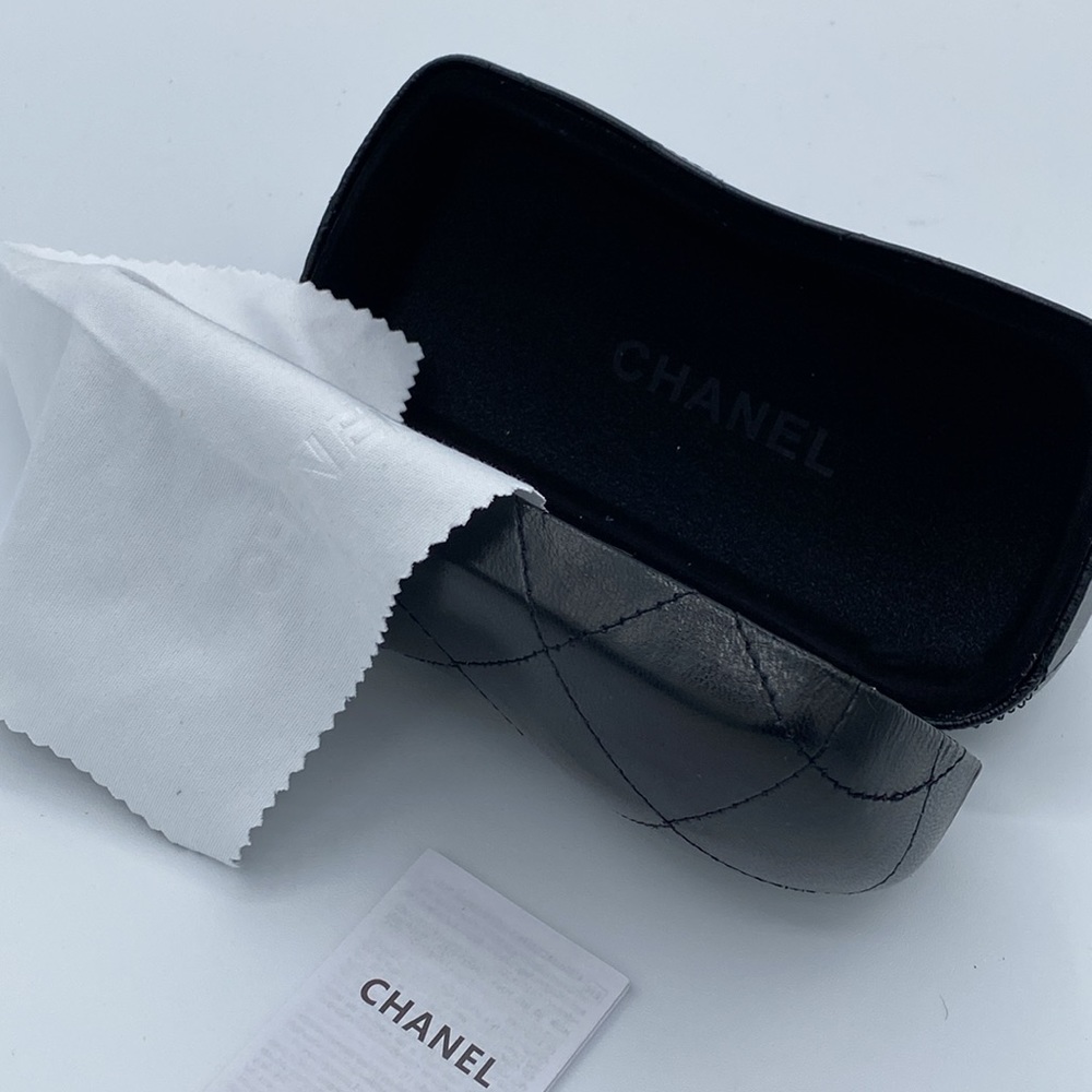 Chanel Empty Eyeglasses Case and Lens Cloth - Picture 3 of 5